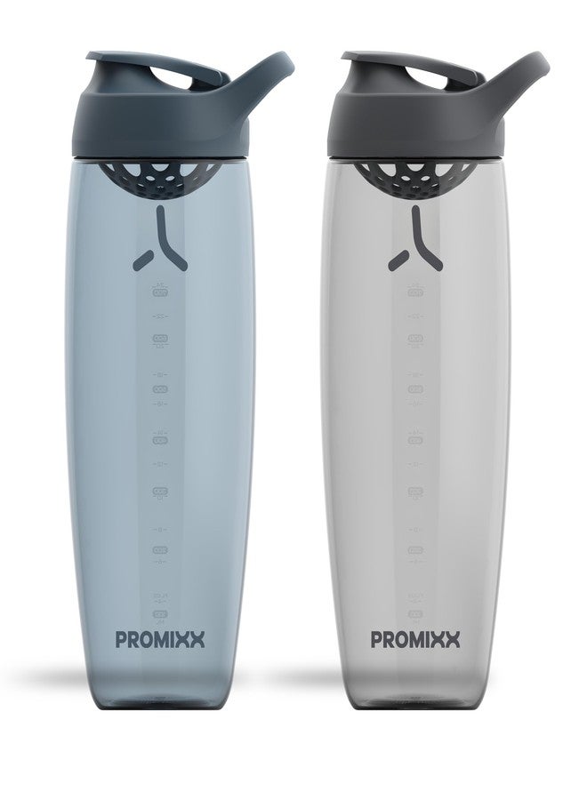 Promixx Pursuit Protein Shaker Bottle (32 oz) – Silent No-Ball Mixer, Leak-Proof Lid, BPA/BPS & Phthalate-Free ECOZEN – Easy-Clean Shaker Cup for Protein Shakes, Pre & Post-Workout Smoothies - Image 1